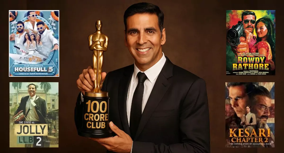 most 100 crore club actor in India
